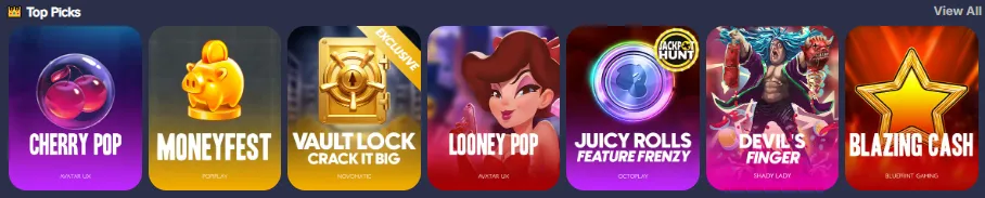 puppybet casino top picks